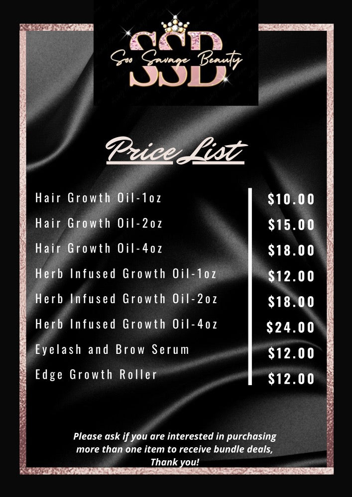 Plain growth oil