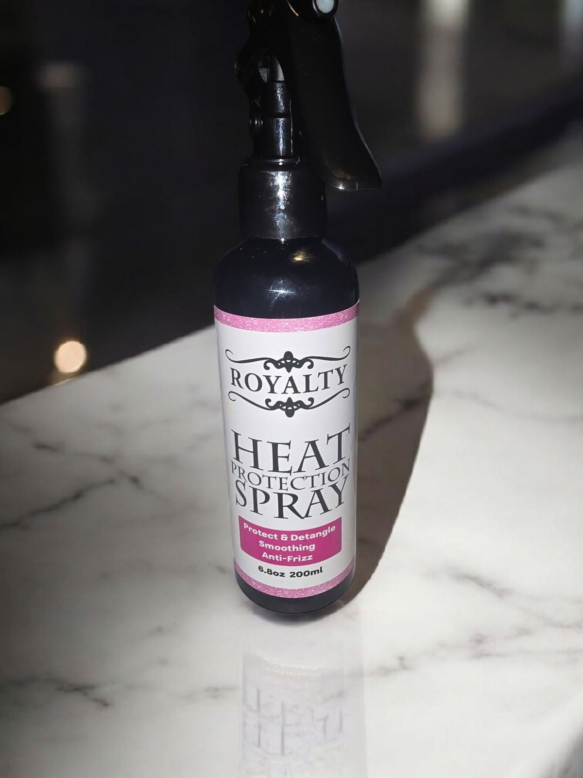 Heat protection, detangling leave in