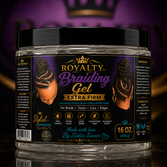 Royalty Braiding Gel-Extra firm 16oz.